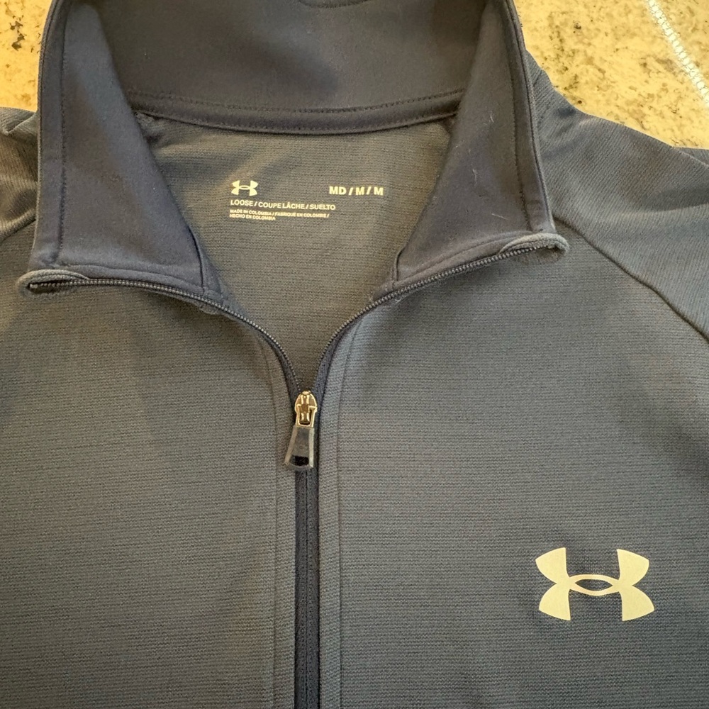 Under Armour Dark Navy Quarter Zip Size M
